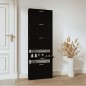 vidaXL Schuhschrank Schwarz 59x17x169 cm Holzwerkstoff vidaXL Schuhschrank Schwarz 59x17x169 cm Holzwerkstoff