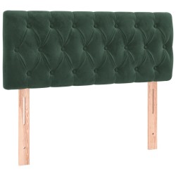vidaXL Kopfteil Dunkelgrün 90x7x78/88 cm Samt