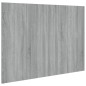vidaXL Kopfteil Grau Sonoma 120x1,5x80 cm Holzwerkstoff vidaXL Kopfteil Grau Sonoma 120x1,5x80 cm Holzwerkstoff