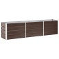 vidaXL Garten-Hochbeet Verzinkter Stahl 240×40×45 cm Braun vidaXL Garten-Hochbeet Verzinkter Stahl 240×40×45 cm Braun