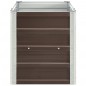 vidaXL Garten-Hochbeet Verzinkter Stahl 240×40×45 cm Braun vidaXL Garten-Hochbeet Verzinkter Stahl 240×40×45 cm Braun