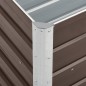 vidaXL Garten-Hochbeet Verzinkter Stahl 240×40×45 cm Braun vidaXL Garten-Hochbeet Verzinkter Stahl 240×40×45 cm Braun