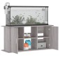 vidaXL Aquariumständer Grau Sonoma 121x41x58 cm Holzwerkstoff vidaXL Aquariumständer Grau Sonoma 121x41x58 cm Holzwerkstoff