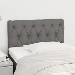vidaXL Kopfteil Dunkelgrau 80x7x78/88 cm Stoff