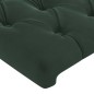 vidaXL Bettgestell mit Kopfteil Dunkelgrün 80x200 cm Samt vidaXL Bettgestell mit Kopfteil Dunkelgrün 80x200 cm Samt