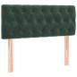 vidaXL Boxspringbett mit Matratze Dunkelgrün 90x190 cm Samt vidaXL Boxspringbett mit Matratze Dunkelgrün 90x190 cm Samt