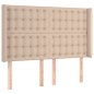 vidaXL Boxspringbett mit Matratze & LED Cappuccino-Braun 140x200cm vidaXL Boxspringbett mit Matratze & LED Cappuccino-Braun 140x200cm