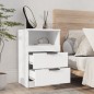 vidaXL Nachttisch Weiß Holzwerkstoff vidaXL Nachttisch Weiß Holzwerkstoff