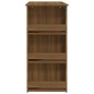 vidaXL Bartisch mit Regal Braun Eiche 102x50x103,5 cm Holzwerkstoff vidaXL Bartisch mit Regal Braun Eiche 102x50x103,5 cm Holzwerkstoff