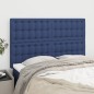 vidaXL Kopfteile 4 Stk. Blau 72x5x78/88 cm Stoff