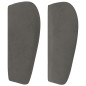 vidaXL Kopfteil mit Ohren Dunkelgrau 103x23x78/88 cm Samt vidaXL Kopfteil mit Ohren Dunkelgrau 103x23x78/88 cm Samt