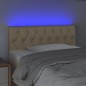 vidaXL LED Kopfteil Creme 90x7x78/88 cm Stoff vidaXL LED Kopfteil Creme 90x7x78/88 cm Stoff