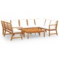 vidaXL 9-tlg. Garten-Lounge-Set mit Auflagen Creme Massivholz Akazie vidaXL 9-tlg. Garten-Lounge-Set mit Auflagen Creme Massivholz Akazie