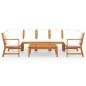 vidaXL 9-tlg. Garten-Lounge-Set mit Auflagen Creme Massivholz Akazie vidaXL 9-tlg. Garten-Lounge-Set mit Auflagen Creme Massivholz Akazie