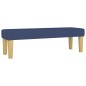 vidaXL Boxspringbett mit Matratze Blau 140x190 cm Stoff vidaXL Boxspringbett mit Matratze Blau 140x190 cm Stoff