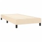 vidaXL Boxspringbett mit Matratze Creme 90x200 cm Stoff vidaXL Boxspringbett mit Matratze Creme 90x200 cm Stoff