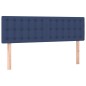 vidaXL Boxspringbett mit Matratze Blau 140x200 cm Stoff vidaXL Boxspringbett mit Matratze Blau 140x200 cm Stoff