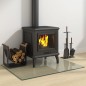 vidaXL Kaminofen Glasplatte Rechteckig 80x60 cm vidaXL Kaminofen Glasplatte Rechteckig 80x60 cm