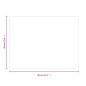 vidaXL Kaminofen Glasplatte Rechteckig 80x60 cm vidaXL Kaminofen Glasplatte Rechteckig 80x60 cm