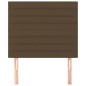 vidaXL Kopfteile 2 Stk. Dunkelbraun 100x5x78/88 cm Stoff vidaXL Kopfteile 2 Stk. Dunkelbraun 100x5x78/88 cm Stoff