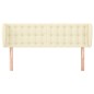 vidaXL Kopfteil mit Ohren Creme 147x23x78/88 cm Kunstleder vidaXL Kopfteil mit Ohren Creme 147x23x78/88 cm Kunstleder