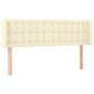 vidaXL Kopfteil mit Ohren Creme 147x16x78/88 cm Kunstleder vidaXL Kopfteil mit Ohren Creme 147x16x78/88 cm Kunstleder