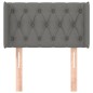 vidaXL Kopfteil mit Ohren Dunkelgrau 83x16x78/88 cm Stoff vidaXL Kopfteil mit Ohren Dunkelgrau 83x16x78/88 cm Stoff