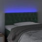 vidaXL LED Kopfteil Dunkelgrün 90x7x78/88 cm Samt