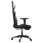 vidaXL Gaming-Stuhl mit Massage & Fußstütze Schwarz & Weiß Kunstleder vidaXL Gaming-Stuhl mit Massage & Fußstütze Schwarz & Weiß Kunstleder