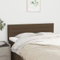 vidaXL Kopfteile 2 Stk. Dunkelbraun 72x5x78/88 cm Stoff vidaXL Kopfteile 2 Stk. Dunkelbraun 72x5x78/88 cm Stoff