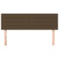 vidaXL Kopfteile 2 Stk. Dunkelbraun 72x5x78/88 cm Stoff vidaXL Kopfteile 2 Stk. Dunkelbraun 72x5x78/88 cm Stoff