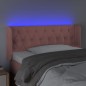 vidaXL LED Kopfteil Rosa 103x16x78/88 cm Samt vidaXL LED Kopfteil Rosa 103x16x78/88 cm Samt