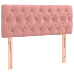 vidaXL Kopfteil Rosa 100x7x78/88 cm Samt