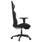vidaXL Gaming-Stuhl mit Massage & Fußstütze Schwarz & Grau Kunstleder vidaXL Gaming-Stuhl mit Massage & Fußstütze Schwarz & Grau Kunstleder