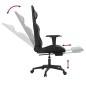 vidaXL Gaming-Stuhl mit Massage & Fußstütze Schwarz & Grau Kunstleder vidaXL Gaming-Stuhl mit Massage & Fußstütze Schwarz & Grau Kunstleder