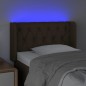 vidaXL LED Kopfteil Schwarz 83x16x78/88 cm Stoff vidaXL LED Kopfteil Schwarz 83x16x78/88 cm Stoff