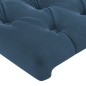 vidaXL Bettgestell mit Kopfteil Dunkelblau 90x200 cm Samt vidaXL Bettgestell mit Kopfteil Dunkelblau 90x200 cm Samt