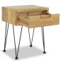 Nachttische 2 Stk. 40x30x50 cm Teak Massivholz Nachttische 2 Stk. 40x30x50 cm Teak Massivholz