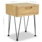 Nachttische 2 Stk. 40x30x50 cm Teak Massivholz Nachttische 2 Stk. 40x30x50 cm Teak Massivholz