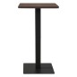 vidaXL Bistrotisch Dunkle Esche 50x50x107 cm vidaXL Bistrotisch Dunkle Esche 50x50x107 cm