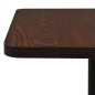vidaXL Bistrotisch Dunkle Esche 50x50x107 cm vidaXL Bistrotisch Dunkle Esche 50x50x107 cm