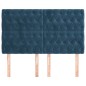vidaXL Kopfteile 4 Stk. Dunkelblau 72x5x78/88 cm Samt