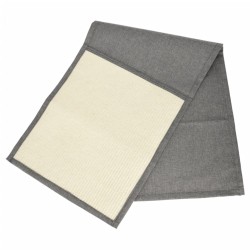 Pets Collection Kratzmatte für Katzen Grau 130x45 cm
