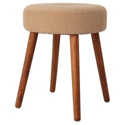 Home&Styling Hocker Ø35x45 cm Beige