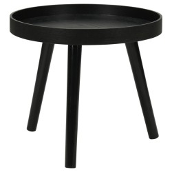 Home&Styling 2-tlg. Beistelltisch-Set Rund Schwarz