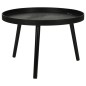 Home&Styling 2-tlg. Beistelltisch-Set Rund Schwarz Home&Styling 2-tlg. Beistelltisch-Set Rund Schwarz