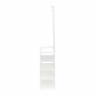 Storage solutions Kleiderständer mit 4 Ablagen 60x26x155 cm Weiß Storage solutions Kleiderständer mit 4 Ablagen 60x26x155 cm Weiß