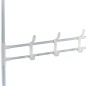Storage solutions Kleiderständer mit 4 Ablagen 60x26x155 cm Weiß Storage solutions Kleiderständer mit 4 Ablagen 60x26x155 cm Weiß