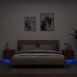 vidaXL Wand-Nachttische mit LED-Leuchten 2 Stk. Braun Eichen-Optik vidaXL Wand-Nachttische mit LED-Leuchten 2 Stk. Braun Eichen-Optik