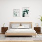 vidaXL Wand-Nachttische mit LED-Leuchten 2 Stk. Braun Eichen-Optik vidaXL Wand-Nachttische mit LED-Leuchten 2 Stk. Braun Eichen-Optik